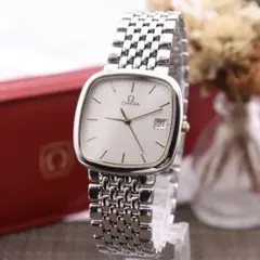 美品 稼働 OMEGA デヴィル 腕時計 スクエア デイト メンズ 3512 - メルカリ