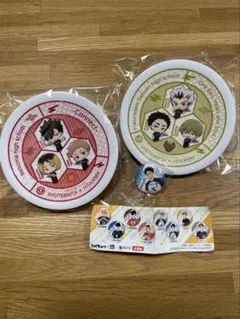 くら寿司 ハイキュー!! 寿司皿 音駒高校 梟谷学園 缶バッジ 赤葦セット