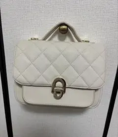 LE TALON ショルダーバッグ アイボリー チェーン | Mercari