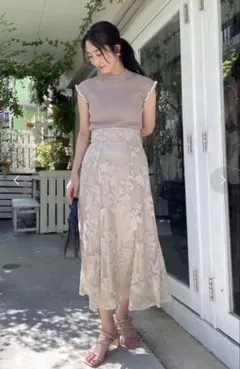 ZARA フローラルプリントニットトップス Sサイズ - メルカリ