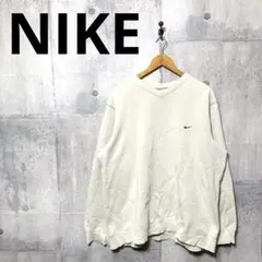 NIKE オールド ナイキ メンズビッグサイズ Vネックスウェットトレーナー