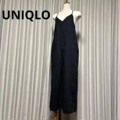 UNIQLOオールインワン スリップオンタイプ　M ブラック