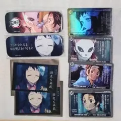 鬼滅の刃 ダイニング 立志編 缶バッジ チェキ カード 炭治郎 錆兎 真菰