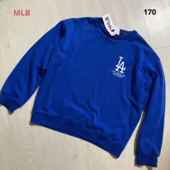 【新品】ドジャース 長袖 トレーナー スウェット 170 大谷翔平 ブルー 青