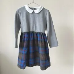 petit main 120 ワンピース チェック プティマイン プチマイン