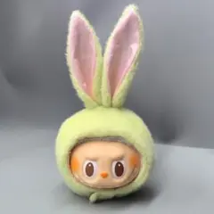 ラブブ らぶぶ Labubu ウサ耳着替え 大人気らぶぶ　ふわふわ虹ぬいぐるみ