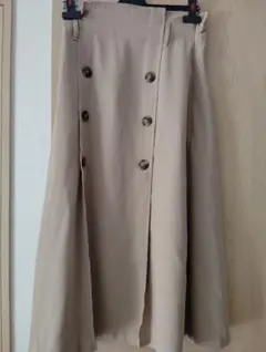 【美品】GU ベルト付き Aライントレンチスカート Mサイズ ジーユー