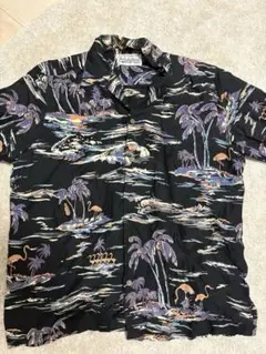 WACKO MARIA アロハシャツ フラミンゴ柄のサムネイル