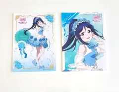 東條希 お台場 キャラカフェ クリアブロマイド 2枚セット ラブライブ お台場 コラボカフェ クリアブロマイド 東條希 - メルカリ