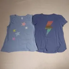 GAPKIDS　スパンコールTシャツ　2枚セット　140cm　ギャップのサムネイル