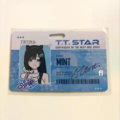 NIKKE 3.5周年 生放送 ミント 複製サイン入 会員証 パスカード レア