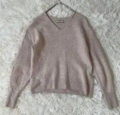 BAYFLOW　ラクーンニット　Vネックニットプルオーバー2　アイボリー◆S