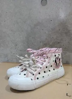 zara ミニーマウス キッズ スニーカー ドット柄 17.5cm