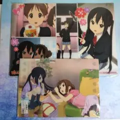 けいおん！ A4サイズ クリアポスター セット 5周年アニバーサリー