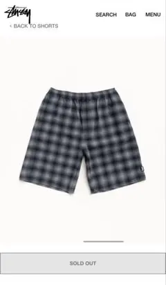 2026年最新】STUSSY ハーフパンツ チェックの人気アイテム - メルカリ