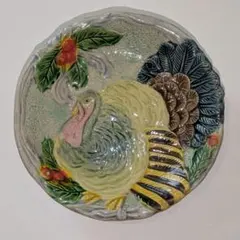 唐代の三彩孔雀型の果物皿 工芸品 美術品 置物 - メルカリ