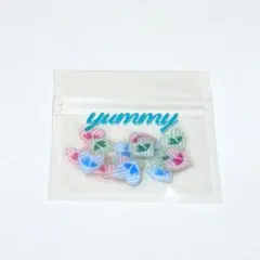 フレークシール　シール　ハート　百均　キャンドゥ　ダイソー　セリア