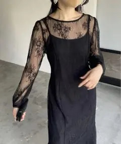 nairo レディシルエットレースドレス　オケージョンワンピース 2025年最新】nairo レディシルエットレースドレスの人気アイテム