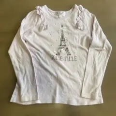 マザウェイズ エッフェル塔柄長袖Tシャツ ロンT 120