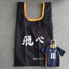 アンドエスティ　ハイキュー　コラボ　エコバッグ　烏野高校　LOWRYS FARM