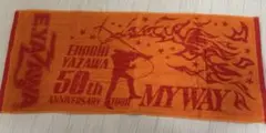 矢沢永吉 フェイスタオル オレンジ×レッドのサムネイル