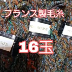 フランス製　毛糸　16玉