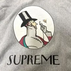 【化石級】Supreme NewYorker Uptown パーカー　グレーM