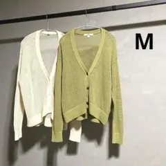 ユニクロ メッシュショートカーディガン Mサイズ 2点セット 単品販売不可