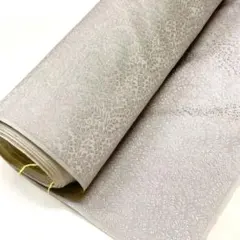 ED47 御倉織（こくらおり） 反物 正絹 灰鼠色 37cm 幅 未仕立て