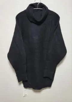 【新品タグ付き】Rienda リエンダ タートルネック ドルマンニットワンピース