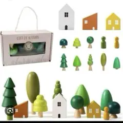 let's make 森シリーズ木製のおもちゃ 積み木 木製おもちゃ 木製玩具