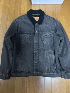 デニムジャケット ボア 黒