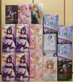 【最新】美少女フィギュア　アルベド　星宮六喰　真昼　てんし他　15点セット 最新】美少女フィギュア アルベド 星宮六喰 真昼 てんし ミク他 15点