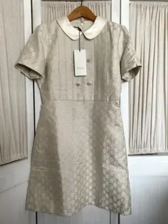 【新品】GUCCI アイボリー ミニワンピース 38のサムネイル