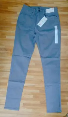 新品未使用 UNIQLO EZYスキニーフィットジーンズ XL秋冬グレー
