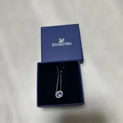 SWAROVSKI ネックレス ブルー クリスタル
