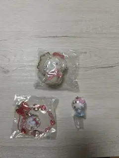 ハローキティ GRWMマスコット きらきらビーズチャーム フィンガーパペット