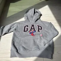 GAP MARVEL コラボ フード付きパーカー XS グレー