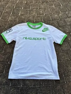 Nike スポーツウェア Tシャツ M ホワイト/グリーン