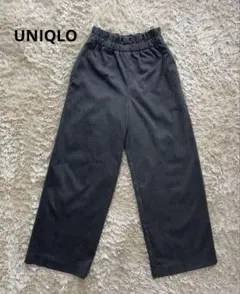 【美品】ユニクロ ツイードワイドパンツ
