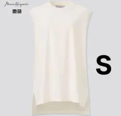 【新品】 UNIQLO mame エアリズムコットンオーバーT サイズS