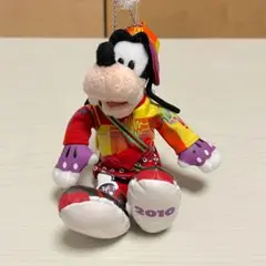 【美品】グーフィー ぬいぐるみバッジ パワーオブミュージック