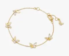 Kate Spade ゴールド 花モチーフ ブレスレット