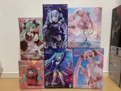 初音ミク フィギュア 6点セット チロルチョコ 雪ミク 桜ミク ガンダム