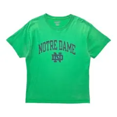 adidas × ノートルダム大学 アメフト 緑×金 大きめ 古着 ゲームシャツ NCAA(アメリカンフットボール) カレッジグッズ ADIDAS