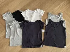 無印 ユニクロ　半袖•タンク　7枚セット 100㎝　インナー　肌着