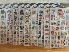 にほんのしーる極 9種フルセット カミオジャパン シール 和柄 日本製 金箔押し