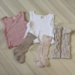 肌着、靴下、レッグウォーマー のセット 5点 60-70