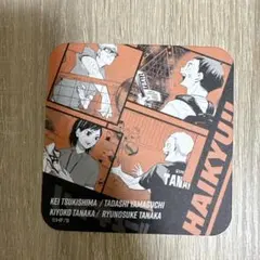 ハイキュー アートコースター vリーグ 烏野 月島 山口 田中 清水