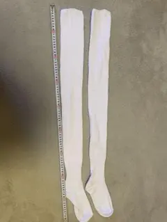 ルーズソックス　白　ロング　70センチ